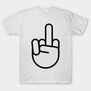 Flipping the bird hand sign T-Shirt